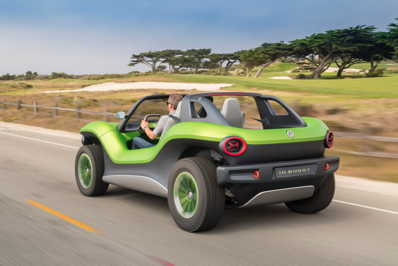 Illustration for article titled VW's Electric Dune Buggy Finally Made It To The Beach